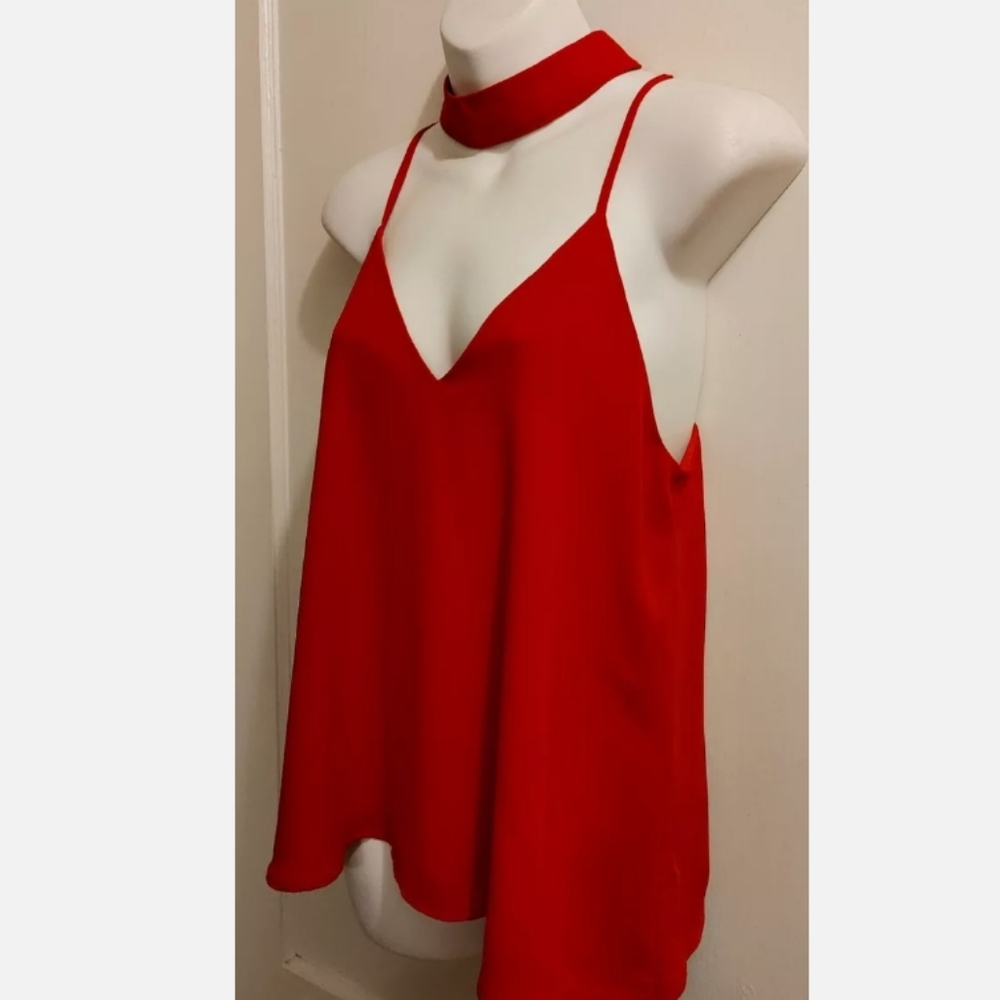 Choker top brand new Gianni Bini Tibby blouse grenadine